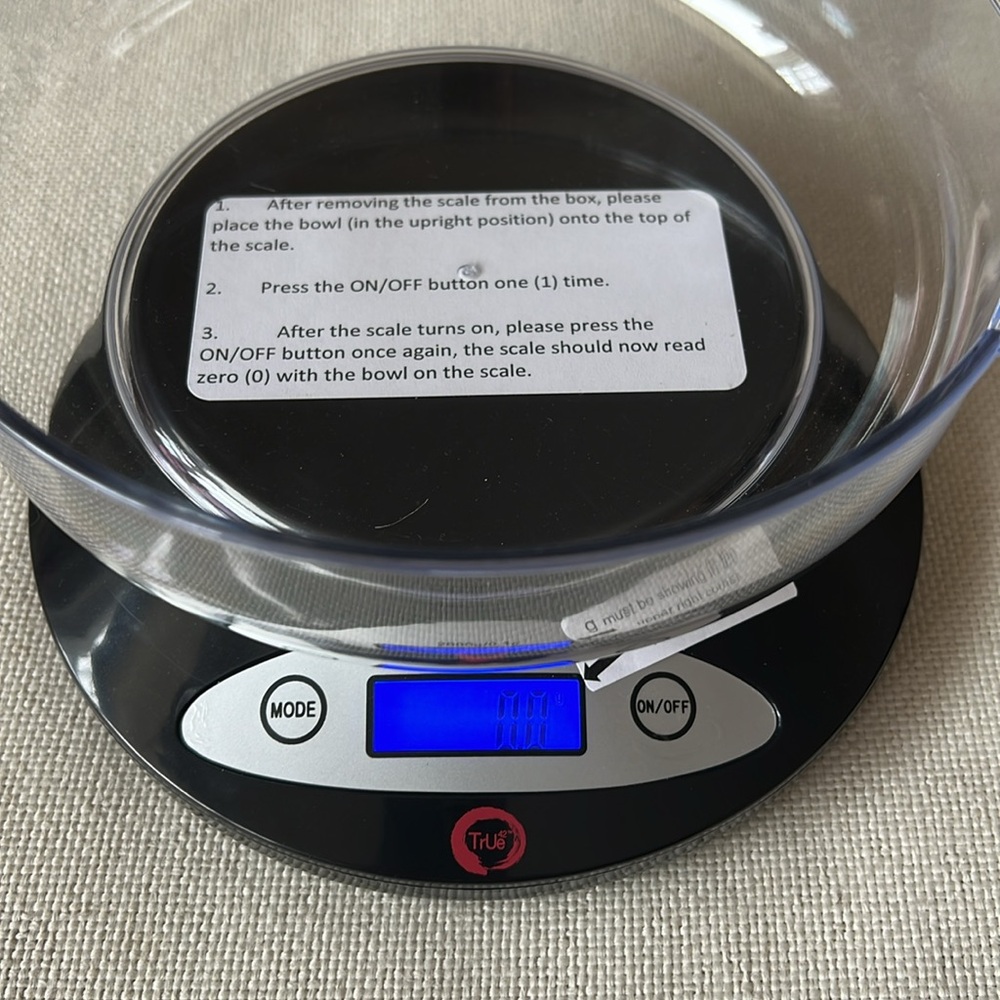 Food Scale - TrUe 42 Digital Bowl Scale
